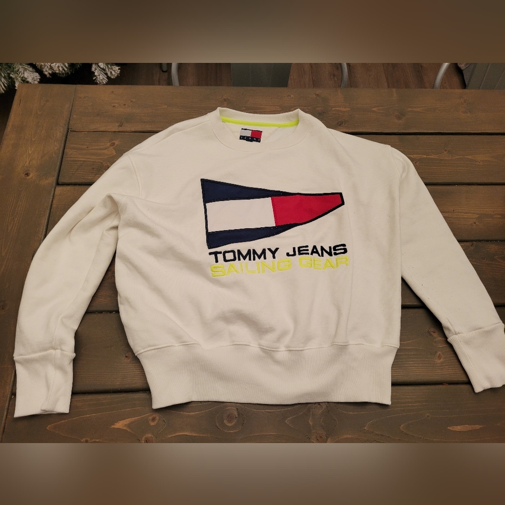 Tommy jeans sailing gear sweatshirt size large